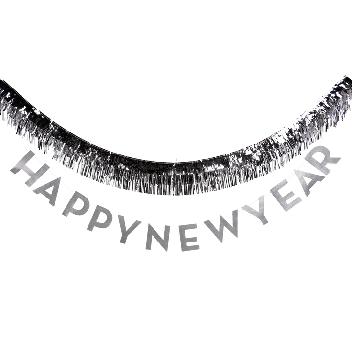 HAPPY NEW YEAR FRINGE BANNER SET My Mind’s Eye New Year's Eve Bonjour Fete - Party Supplies