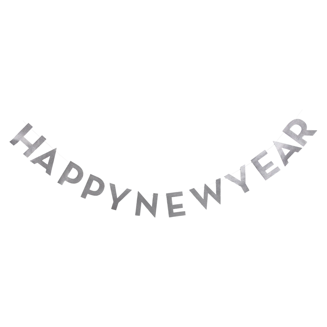 HAPPY NEW YEAR FRINGE BANNER SET My Mind’s Eye New Year's Eve Bonjour Fete - Party Supplies