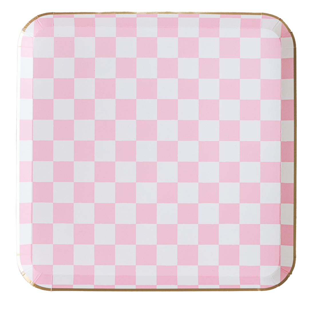 HARRY POTTER X BONJOUR FÊTE HONEYDUKES LARGE CHECKER PLATES Bonjour Fete Plates Bonjour Fete - Party Supplies