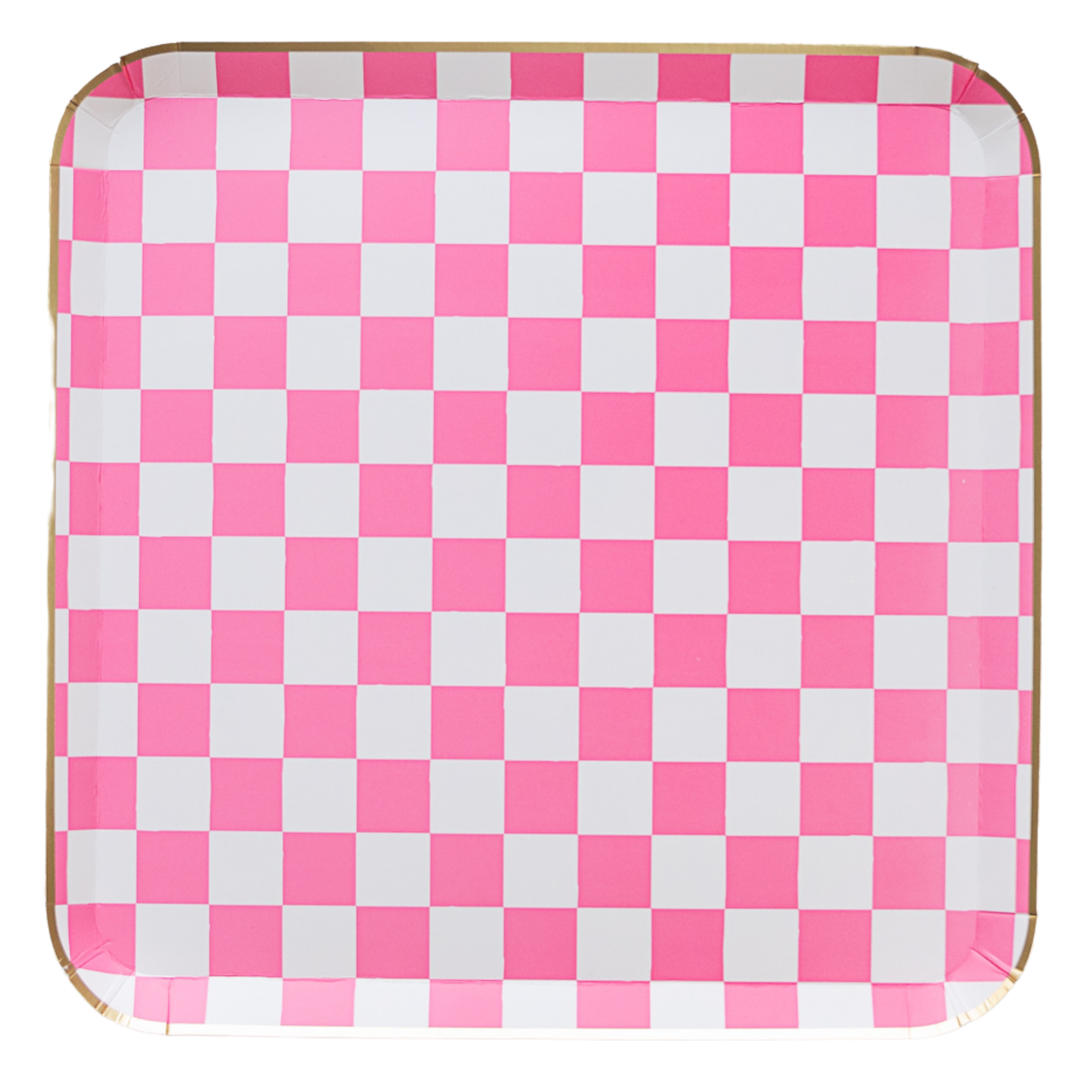 HARRY POTTER X BONJOUR FÊTE HONEYDUKES LARGE CHECKER PLATES Bonjour Fete Plates Bonjour Fete - Party Supplies