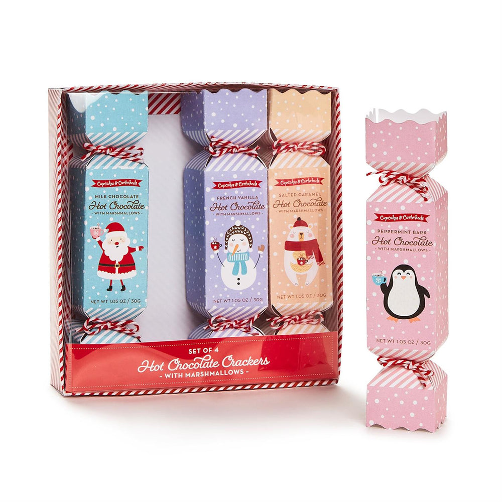 HOT COCOA CRACKER SET Two's Company Christmas Candy Bonjour Fete - Party Supplies