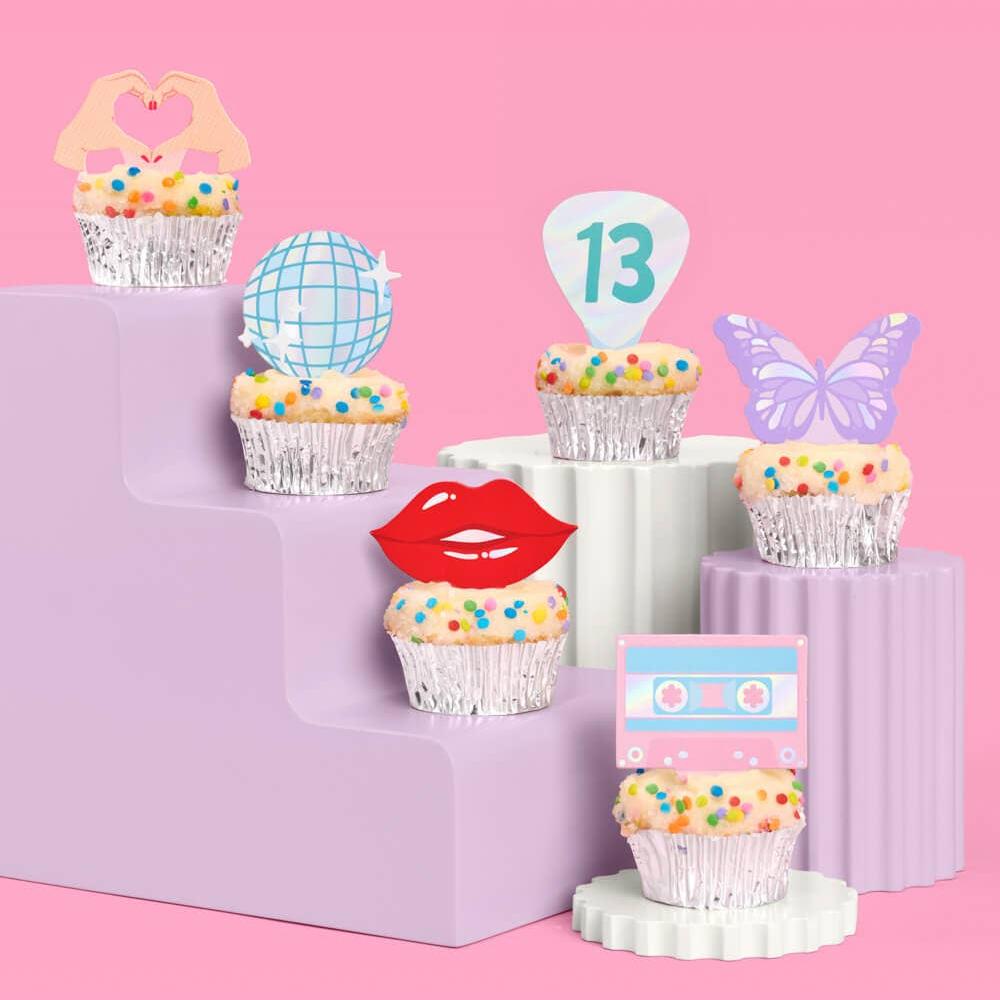 I'M THE PROBLEM SWIFTIE CUPCAKE TOPPERS xo, Fetti Baking Bonjour Fete - Party Supplies