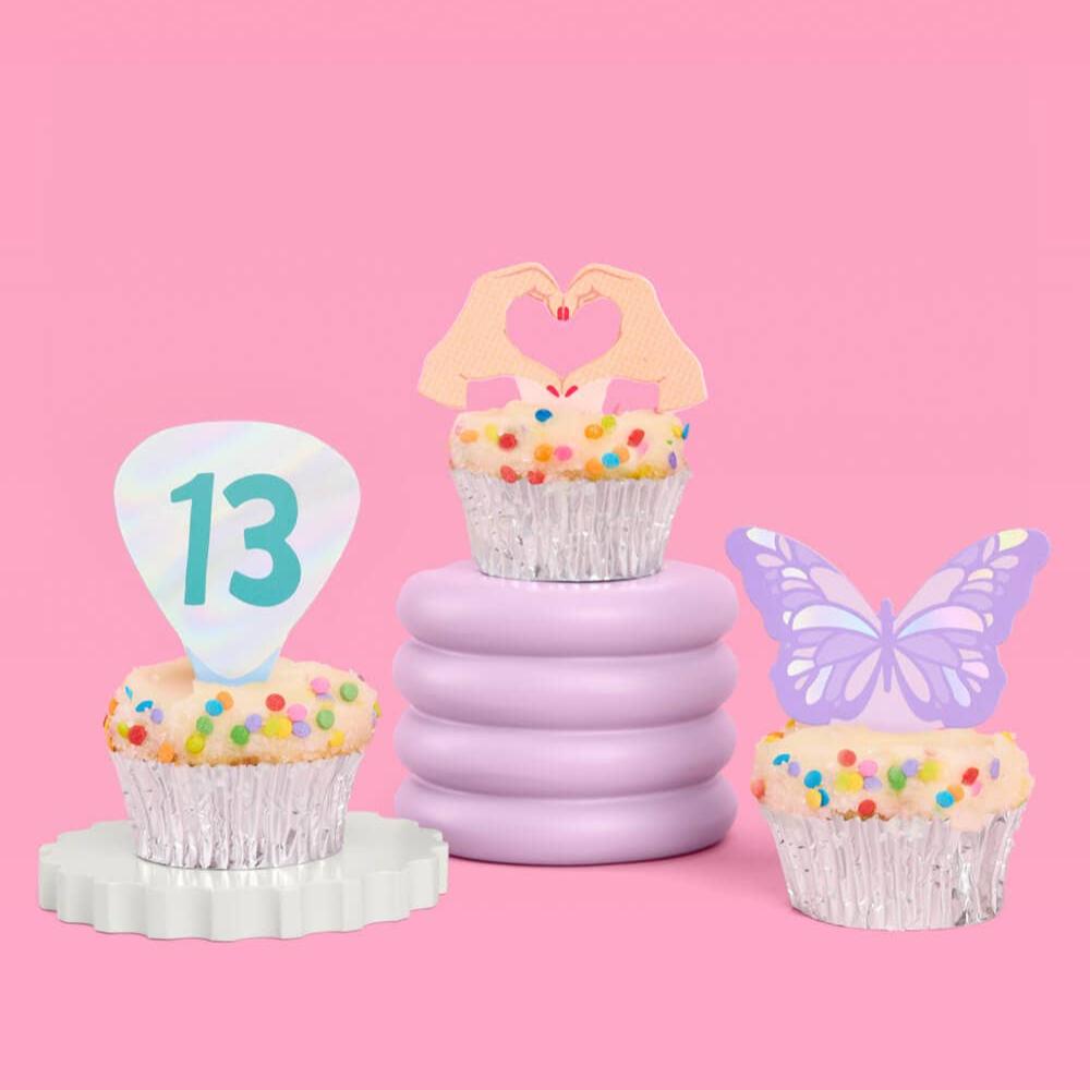 I'M THE PROBLEM SWIFTIE CUPCAKE TOPPERS xo, Fetti Baking Bonjour Fete - Party Supplies