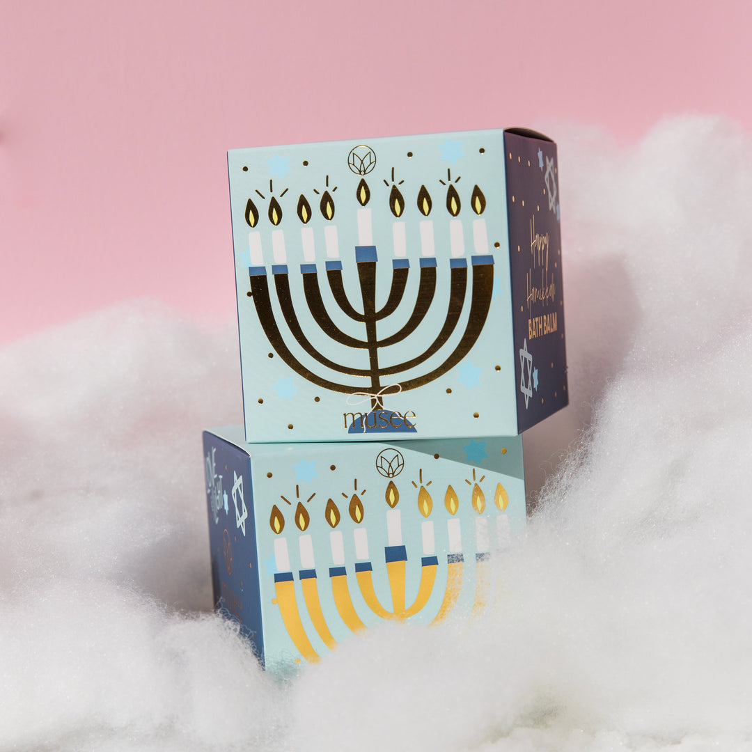 Happy Hanukkah Bath Balm Musee Specialty Bath Balm Happy Hanukkah Bath Balm Bonjour Fete - Party Supplies