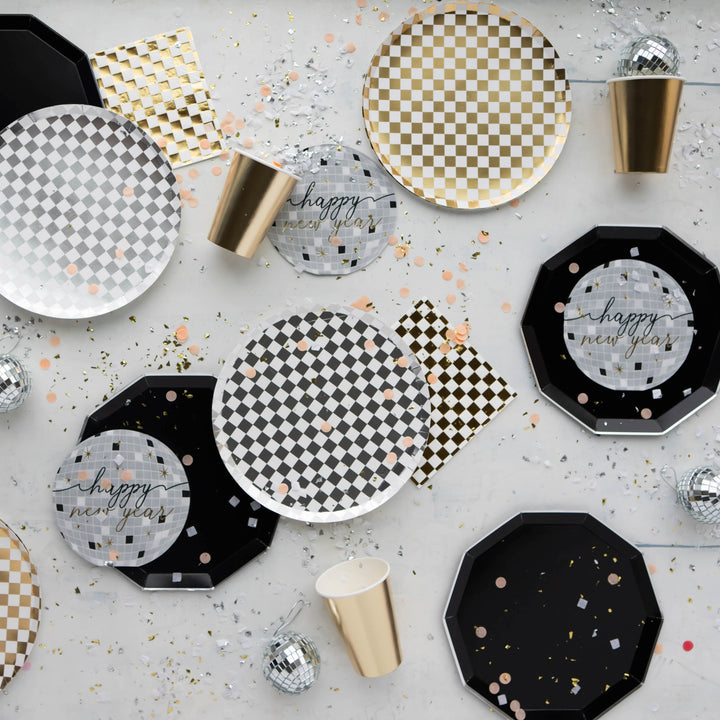 HAPPY NEW YEAR DISCO BALL NAPKINS Unique New Year's Eve Bonjour Fete - Party Supplies