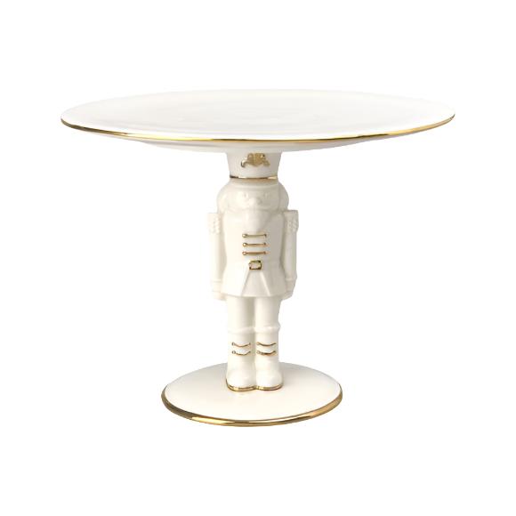 NUTCRACKER CAKE STAND December Diamonds Christmas Holiday Kitchen & Entertaining Bonjour Fete - Party Supplies