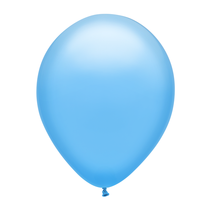 PALE BLUE LATEX BALLOON Qualatex Balloons Bonjour Fete - Party Supplies