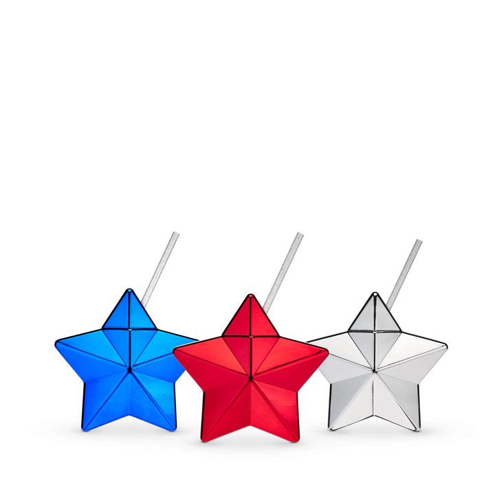 PATRIOTIC STAR TUMBLER Blush Cups Bonjour Fete - Party Supplies