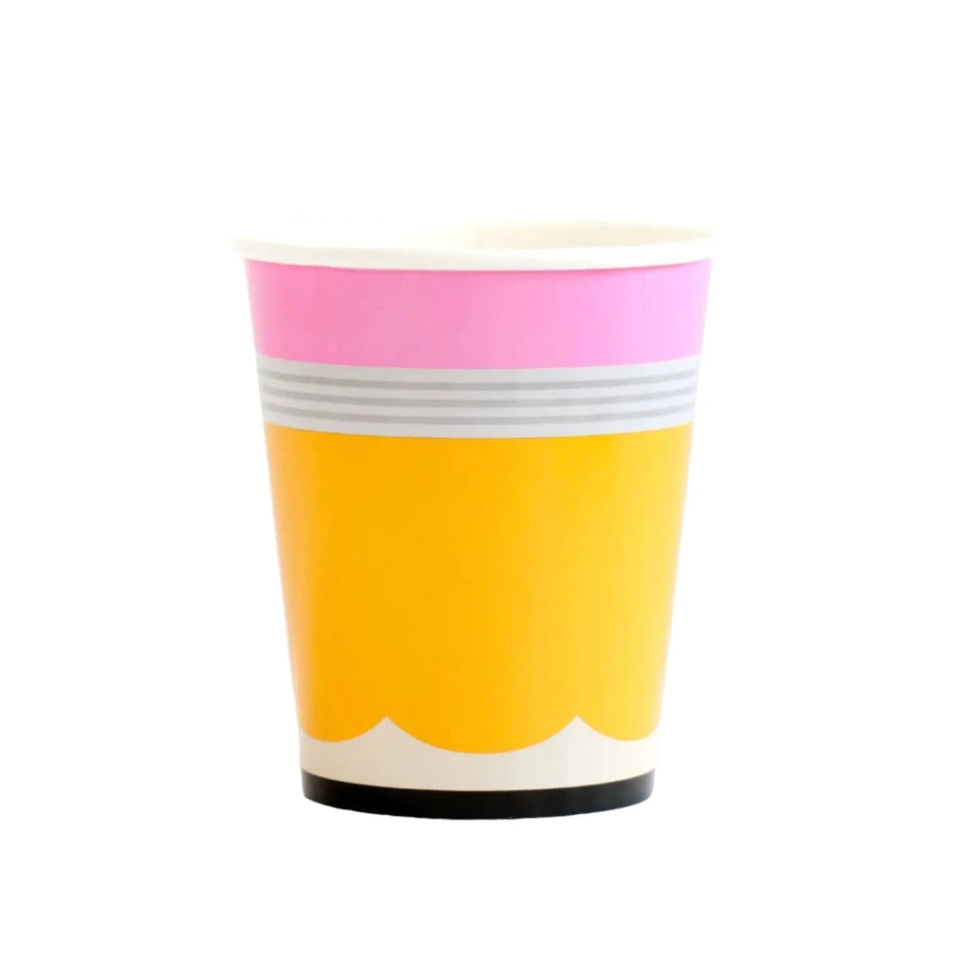 PENCIL PAPER CUPS Kailo Chic Cups Bonjour Fete - Party Supplies