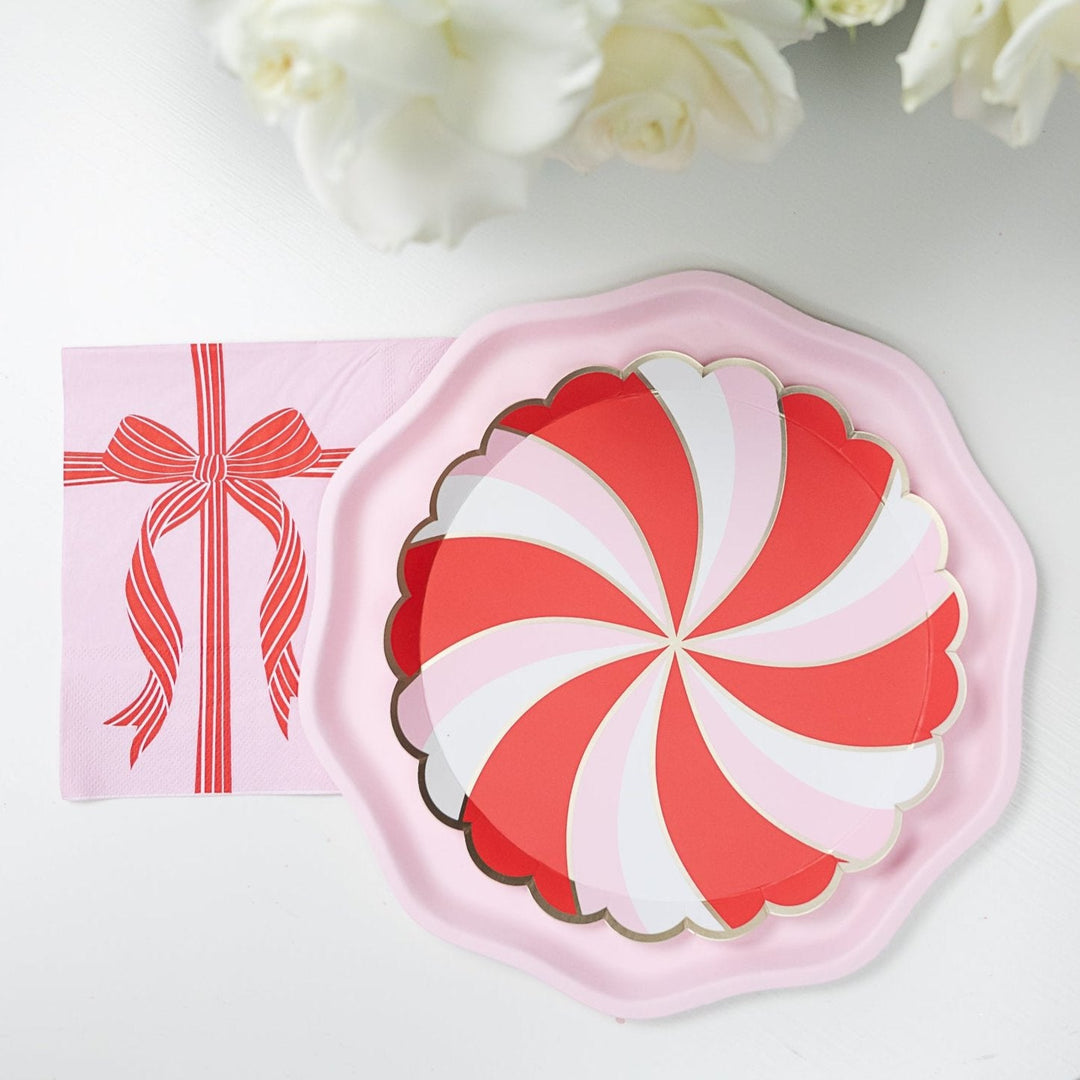 PETAL PINK COMPOSTABLE DINNER PLATES Bonjour Fete Bonjour Fete - Party Supplies