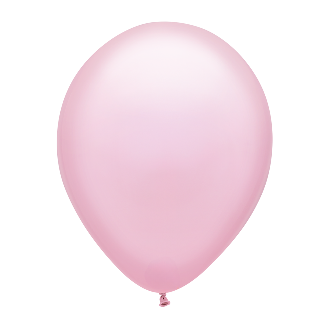 PINK LATEX BALLOON Qualatex Balloons Bonjour Fete - Party Supplies