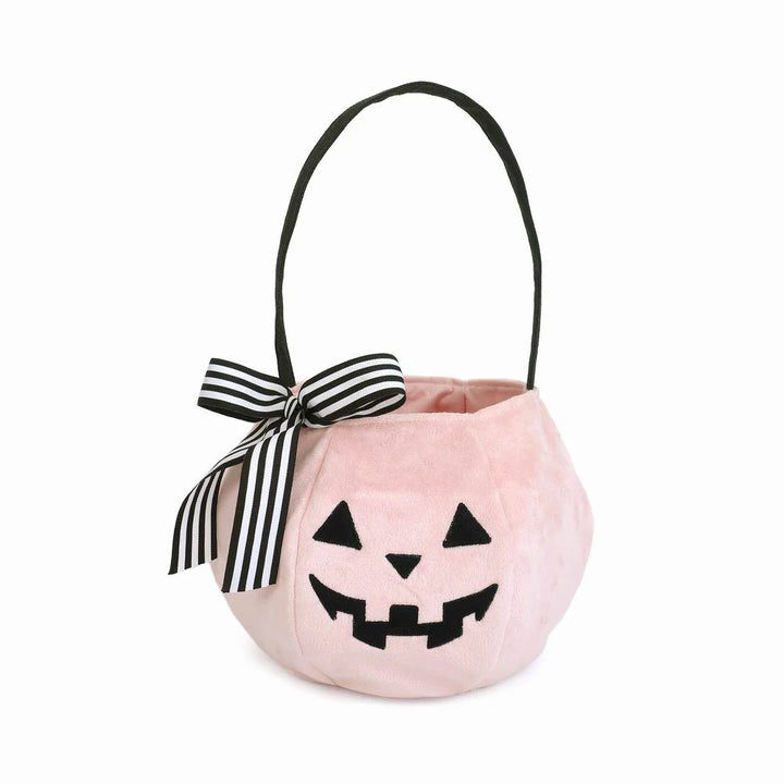 PINK PUMPKIN HALLOWEEN BAG Mon Ami Halloween Party Favors & Boo Baskets Bonjour Fete - Party Supplies