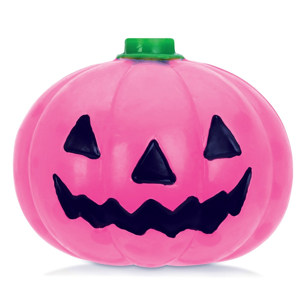 PINK PUMPKIN SQUEEZE TOY Iscream Halloween Party Favors & Boo Baskets Bonjour Fete - Party Supplies