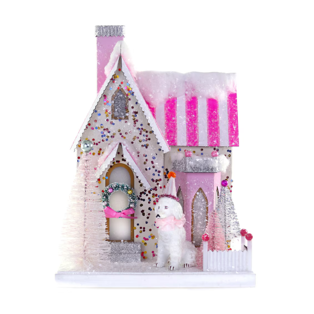 POODLE PALACE BY CODY FOSTER Cody Foster Co. Christmas Trees & Houses Bonjour Fete - Party Supplies