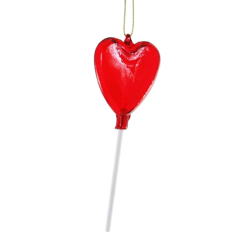 HEART LOLLIPOP ORNAMENT BY CODY FOSTER