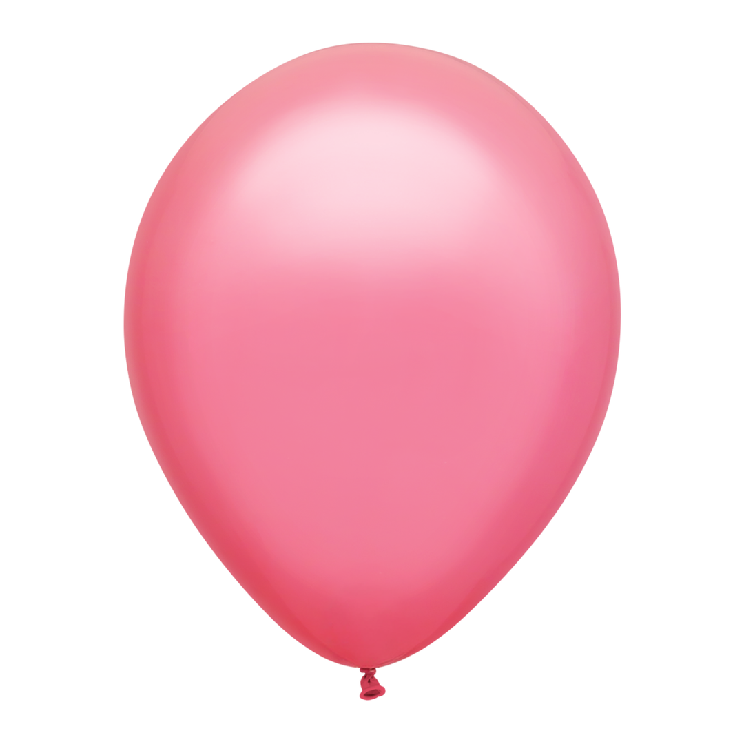 ROSE PINK LATEX BALLOON Qualatex Balloons Bonjour Fete - Party Supplies