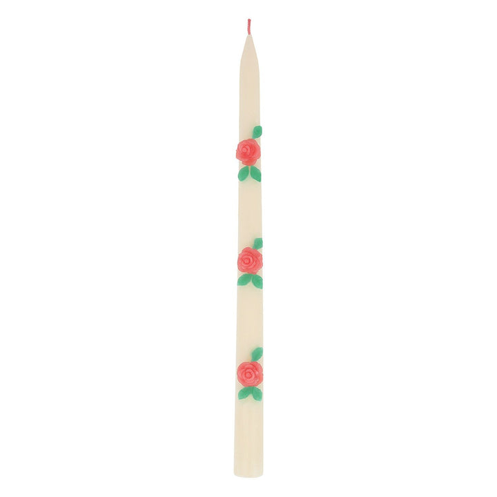 ROSE TAPER CANDLES Meri Meri Valentine's Day Decor Bonjour Fete - Party Supplies