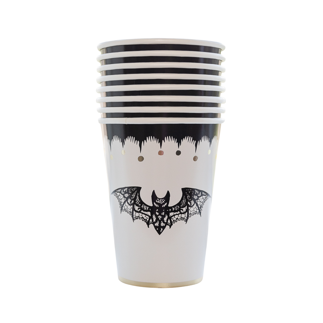 ELEGANT HALLOWEEN CUPS Bonjour Fete Halloween Party Supplies Bonjour Fete - Party Supplies