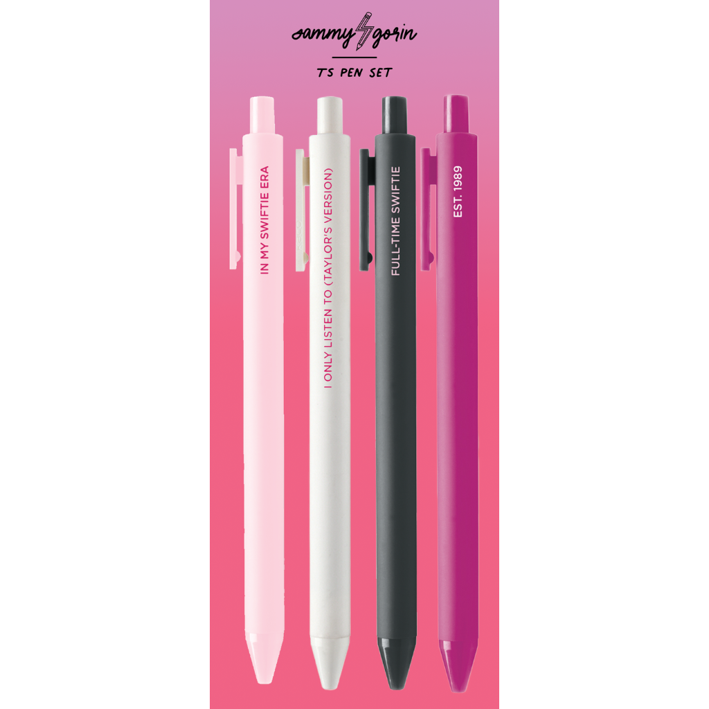 TAYLOR SWIFT PEN SET Sammy Gorin LLC Arts & Crafts Bonjour Fete - Party Supplies