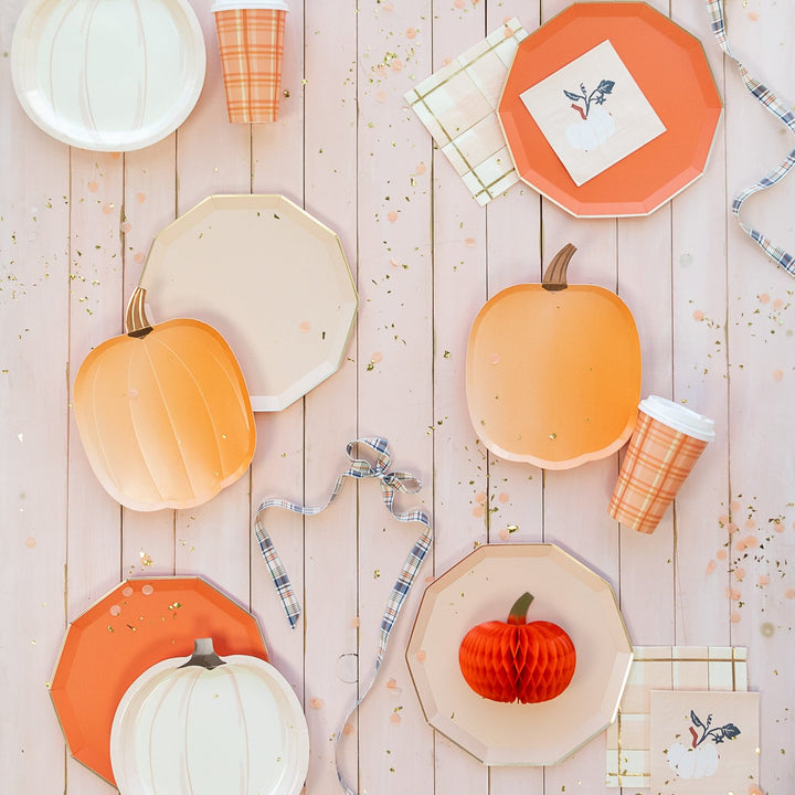 OMBRE PUMPKIN PLATES