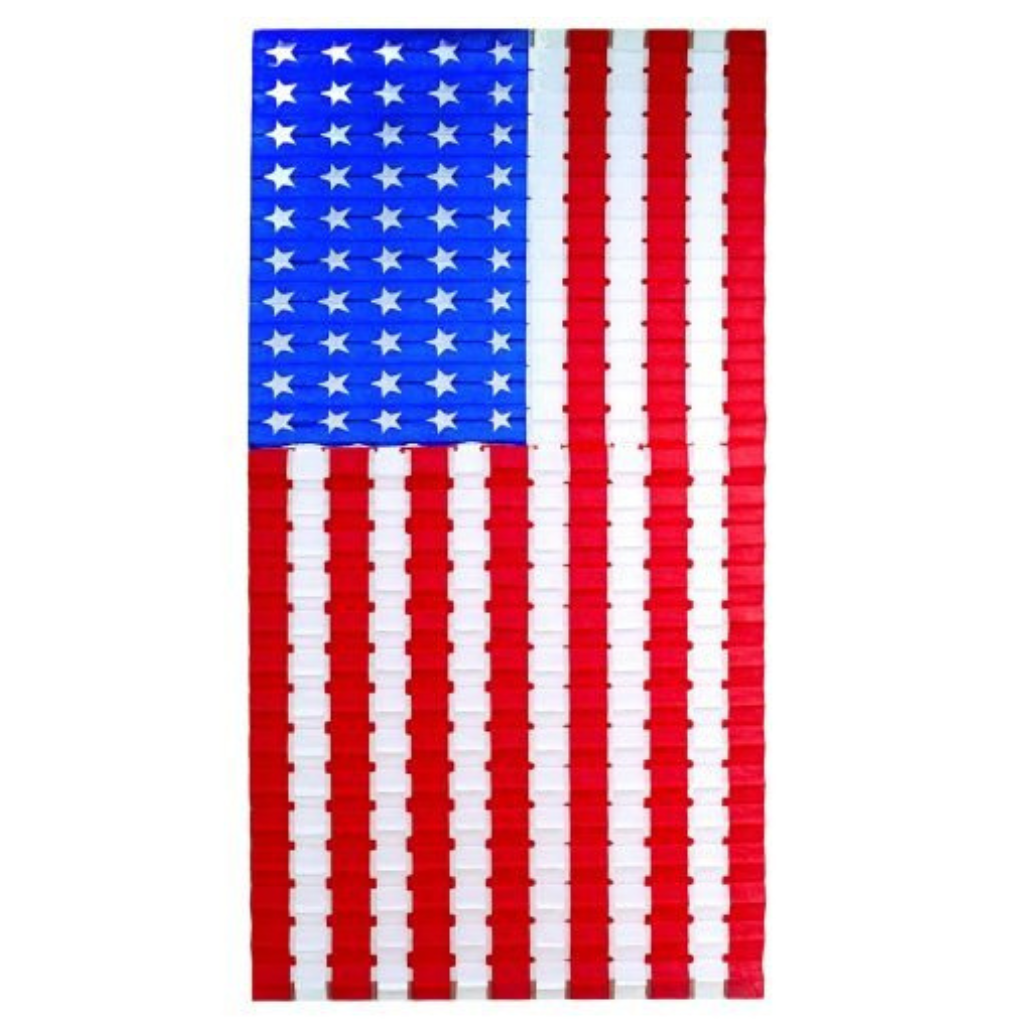 USA FLAG HONEYCOMB DECORATION Devra Party 4th of July Bonjour Fete - Party Supplies