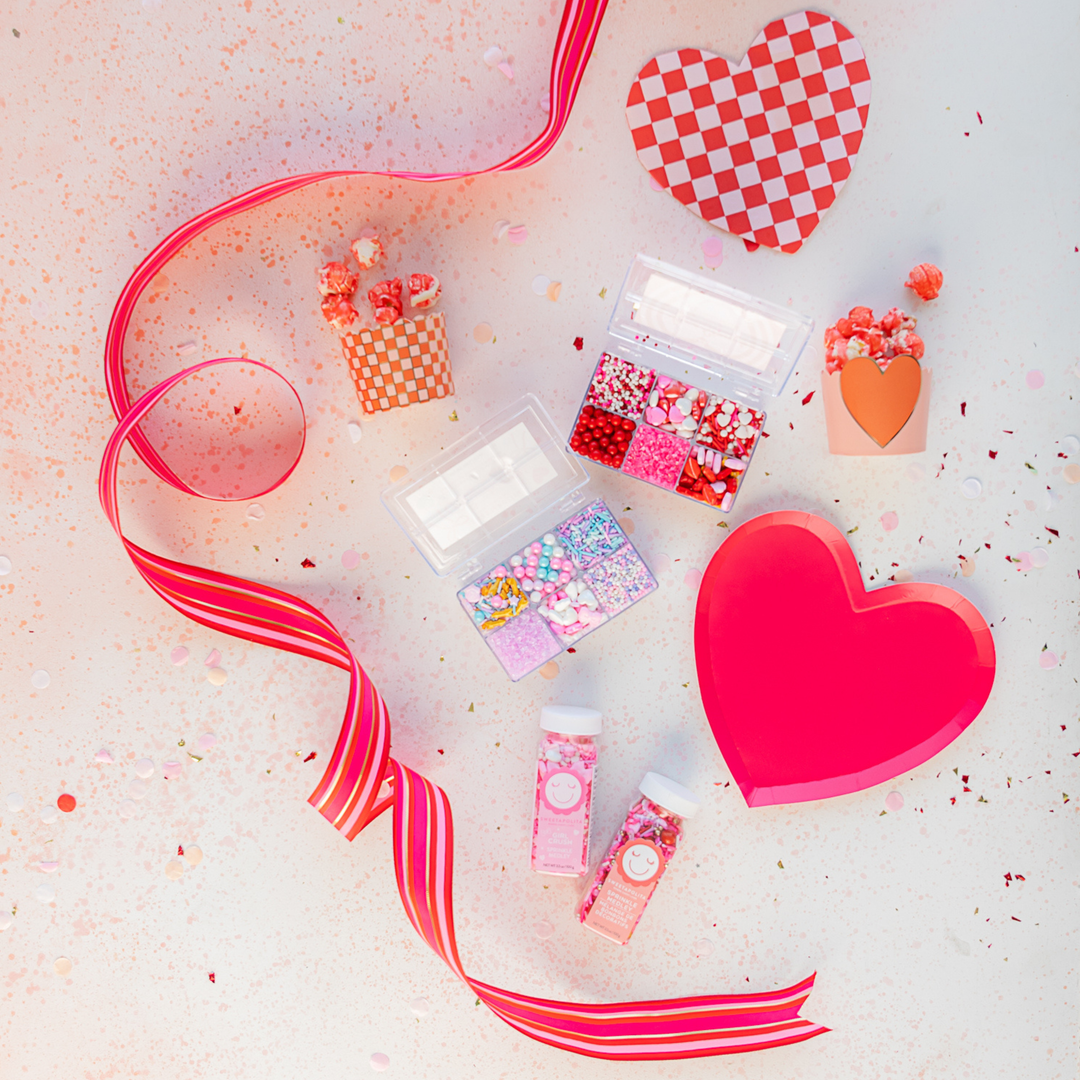 PINK & RED CHECKER HEART BAKING CUPS My Mind’s Eye Valentine's Day Baking PINK & RED CHECKER HEART BAKING CUPS Bonjour Fete - Party Supplies