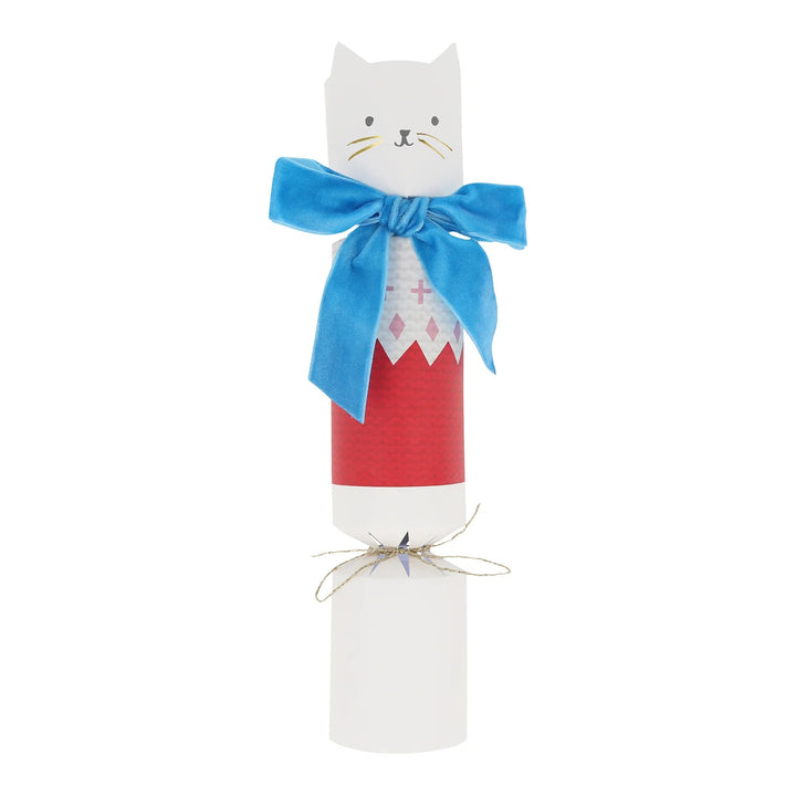 Velvet Bow Cat Crackers Bonjour Fete Party Supplies Christmas Holiday Crackers