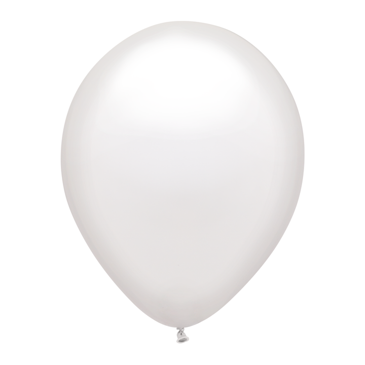 WHITE LATEX BALLOON Qualatex Balloons Bonjour Fete - Party Supplies