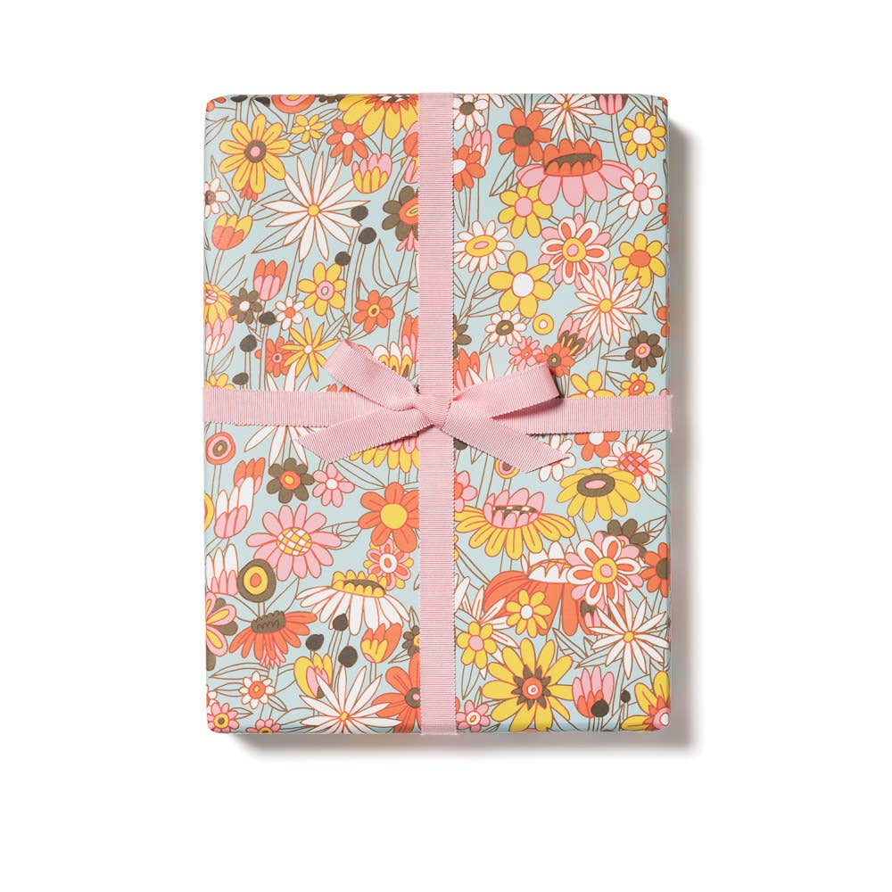 Baby Shower Wrapping Paper Roll, Gender Reveal Gift Wrap