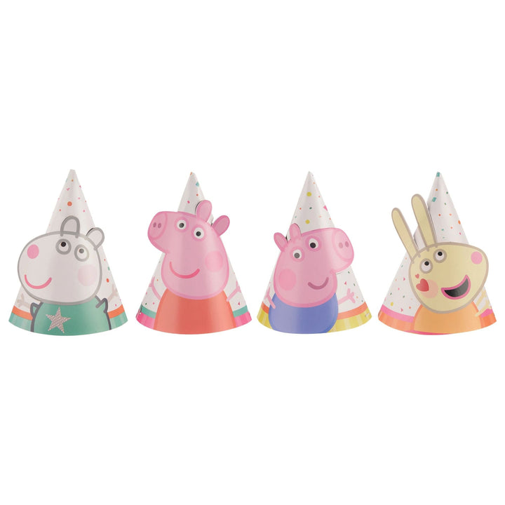 PEPPA PIG CONFETTI PARTY MINI PARTY HATS Amscan Bonjour Fete - Party Supplies