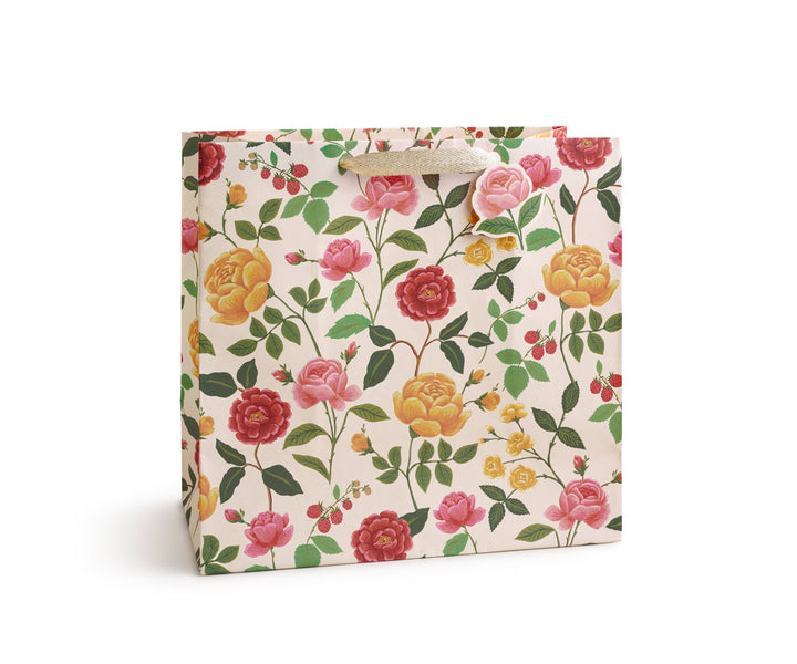 Roses Large Gift Bag Rifle Paper Co. Bonjour Fete - Party Supplies