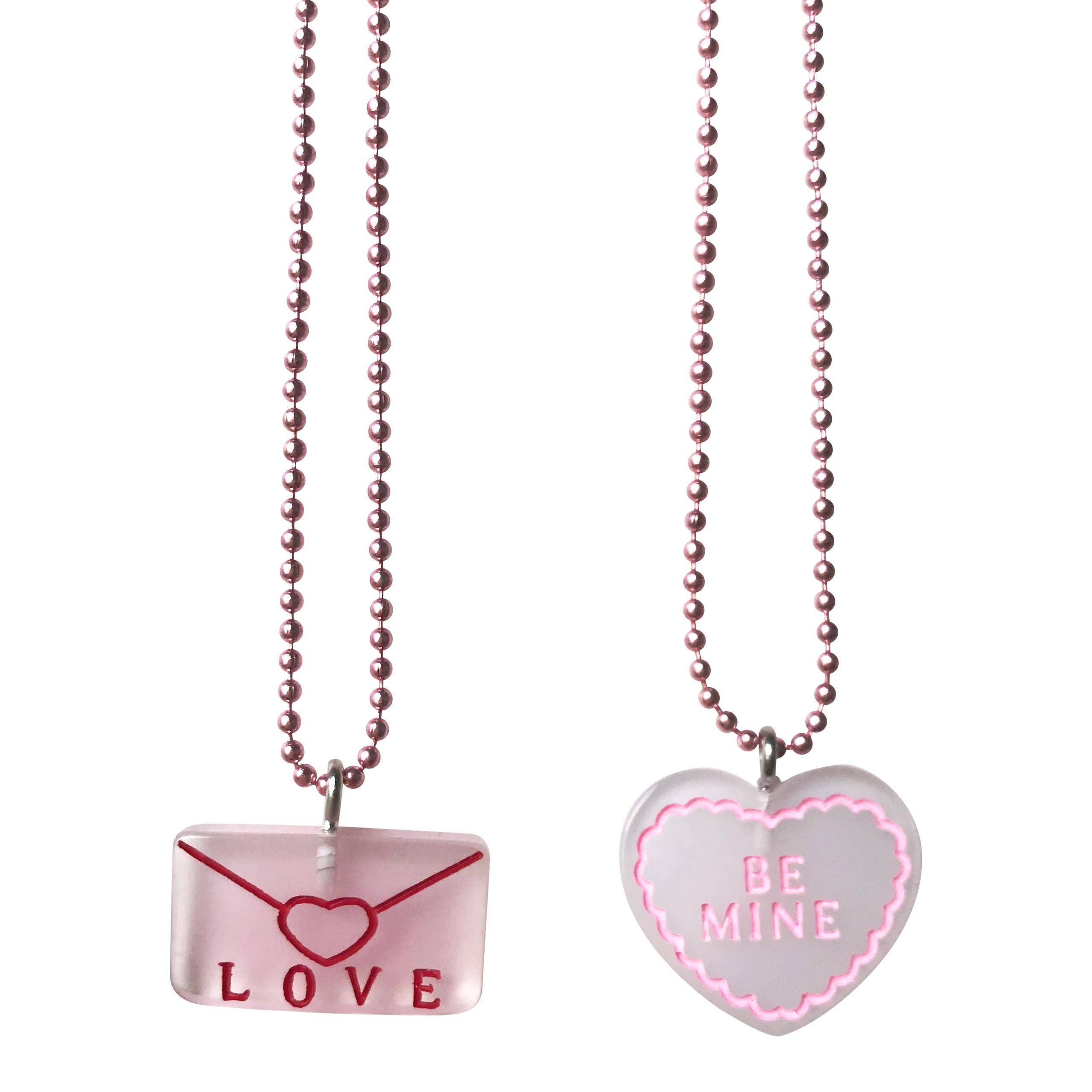 Angel Whisperer HEN-ID-HEART-ZI Kids Heart Necklace - thbaker.co.uk