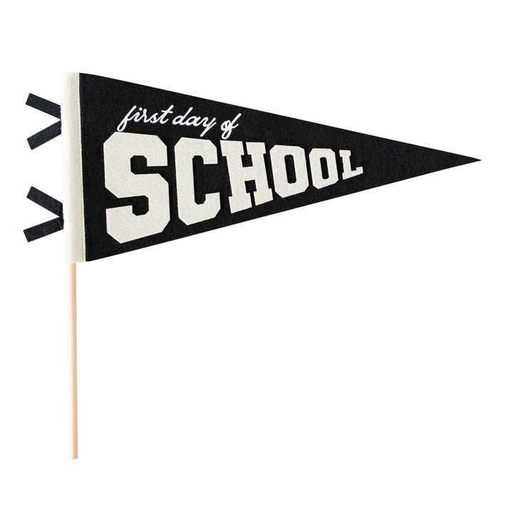 First Day of School Pennant Flag Bonjour Fete Party Supplies Back to School