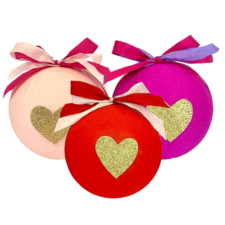 Deluxe Surprise Ball Romance Glitter Heart TOPS Malibu Bonjour Fete - Party Supplies