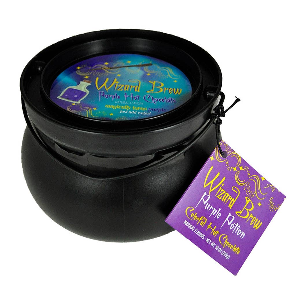 Purple Hot Chocolate Cauldron Bonjour Fete Party Supplies Halloween Party Favors & Boo Baskets