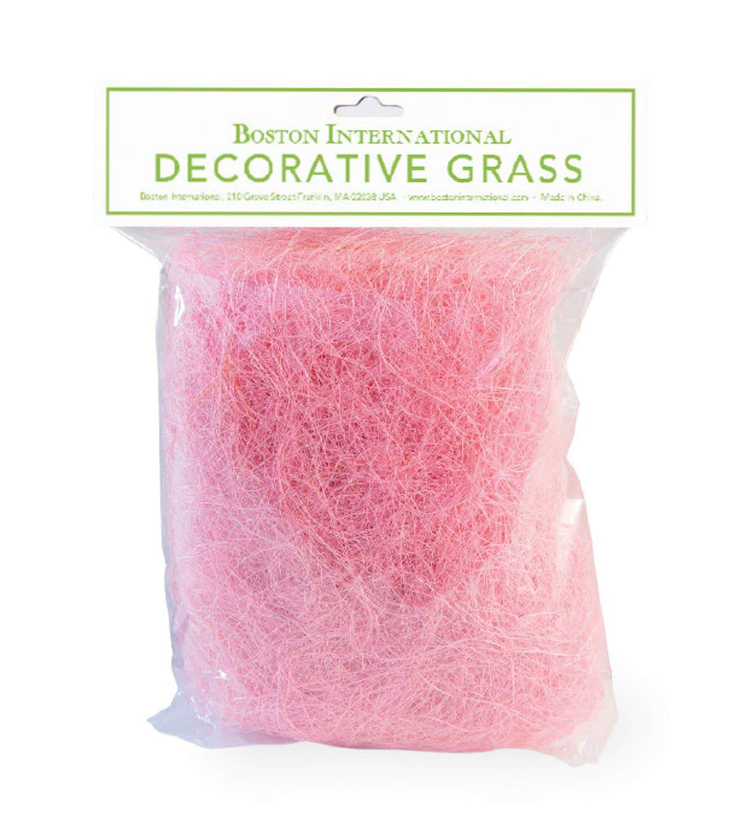 DECORATIVE EASTER GRASS - PINK Boston International Easter Baskets Bonjour Fete - Party Supplies