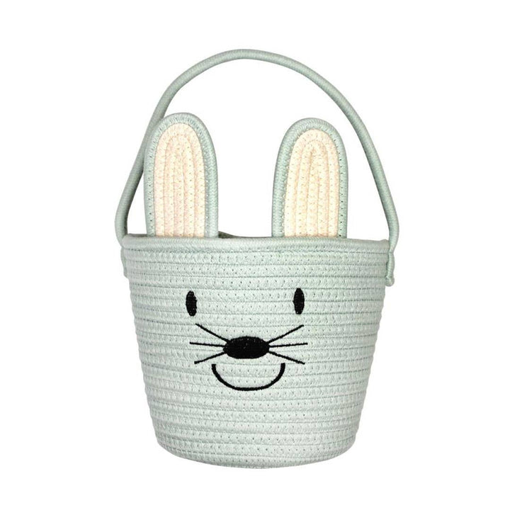 Rope Easter Basket - Blue Bunny, Lucy's Room Emerson and Friends Bonjour Fete - Party Supplies