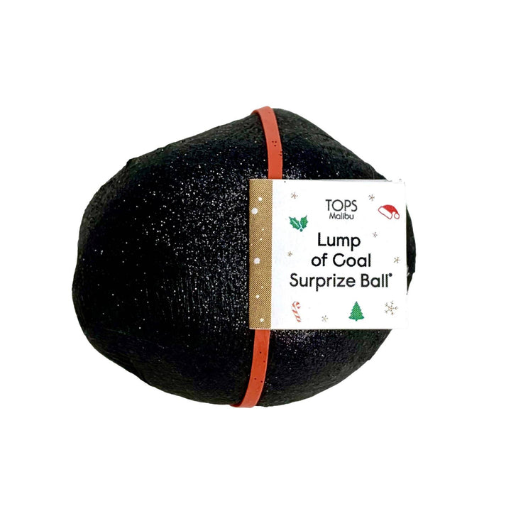 Mini Surprize Ball Lump of Coal TOPS Malibu Stocking Stuffers & Holiday Party Favors Bonjour Fete - Party Supplies