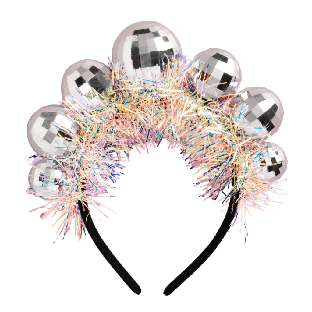 Disco Ball New Years Eve Headband, NYE Accessory,Party Decor xo, Fetti 0 Faire default Bonjour Fete - Party Supplies