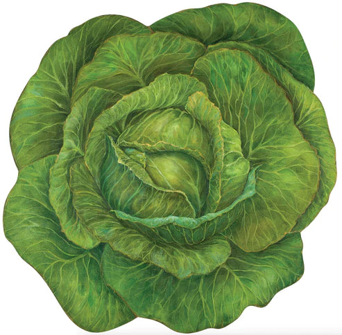 CABBAGE PLACEMATS Hester & Cook Placemats Bonjour Fete - Party Supplies