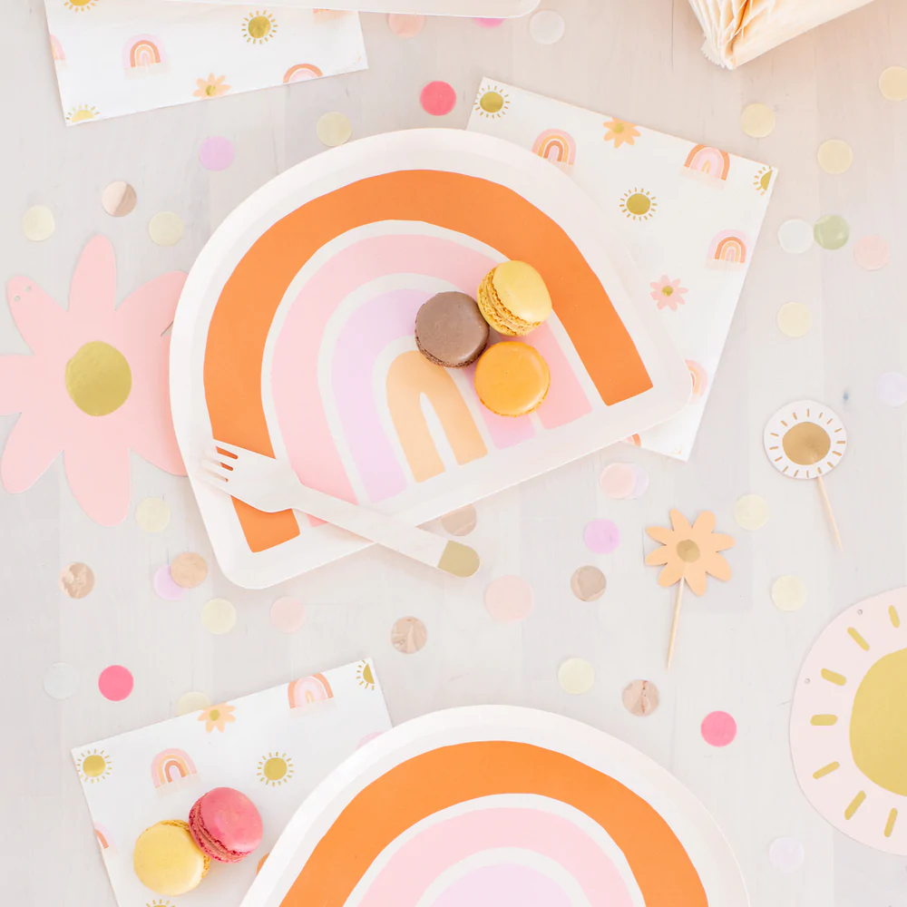 BOHO RAINBOW LARGE NAPKINS Jollity & Co. + Daydream Society Napkins Bonjour Fete - Party Supplies