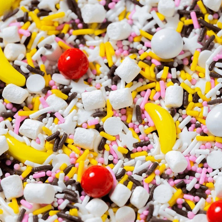 FANCY SPRINKLES BANANA SPLIT MIX Fancy Sprinkles Sprinkles Bonjour Fete - Party Supplies