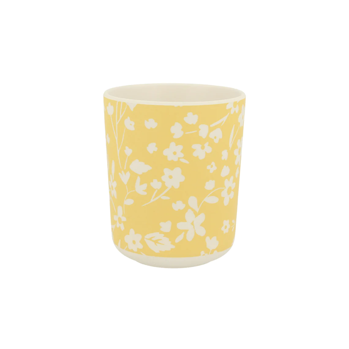 FLORAL REUSABLE BAMBOO CUPS Meri Meri Cups Bonjour Fete - Party Supplies