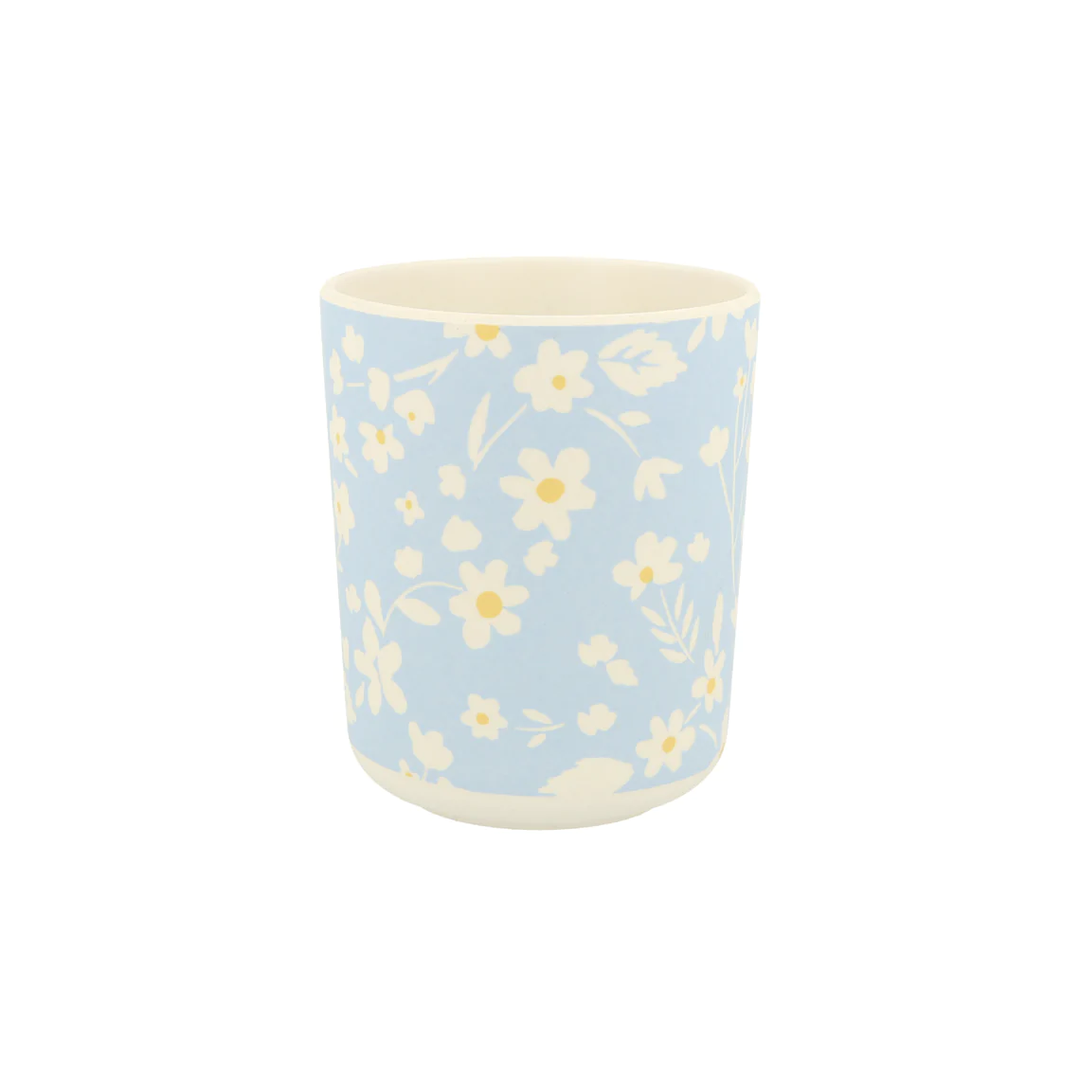 FLORAL REUSABLE BAMBOO CUPS Meri Meri Cups Bonjour Fete - Party Supplies