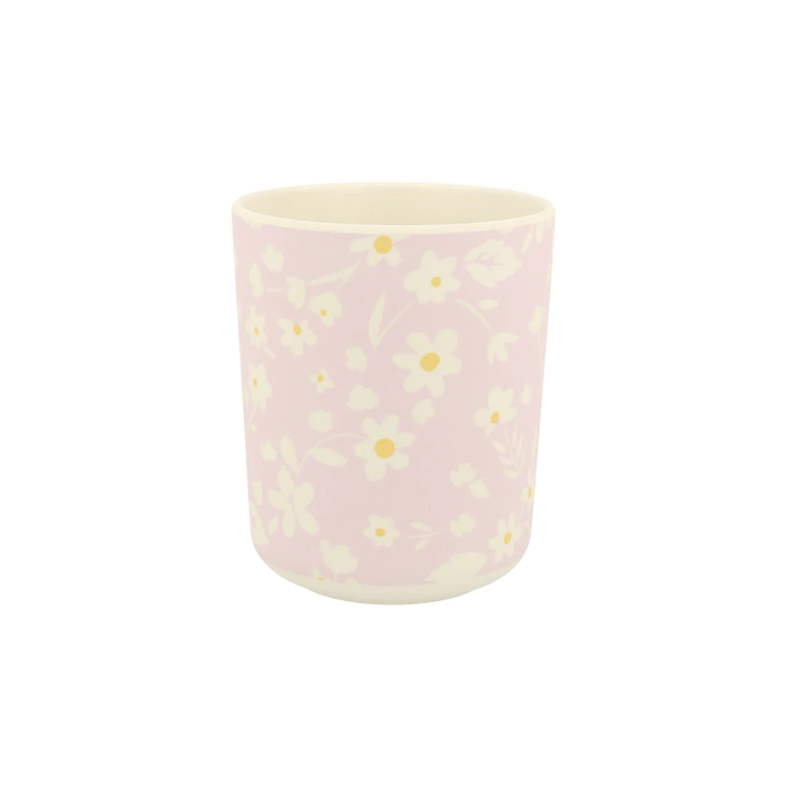 FLORAL REUSABLE BAMBOO CUPS Meri Meri Cups Bonjour Fete - Party Supplies