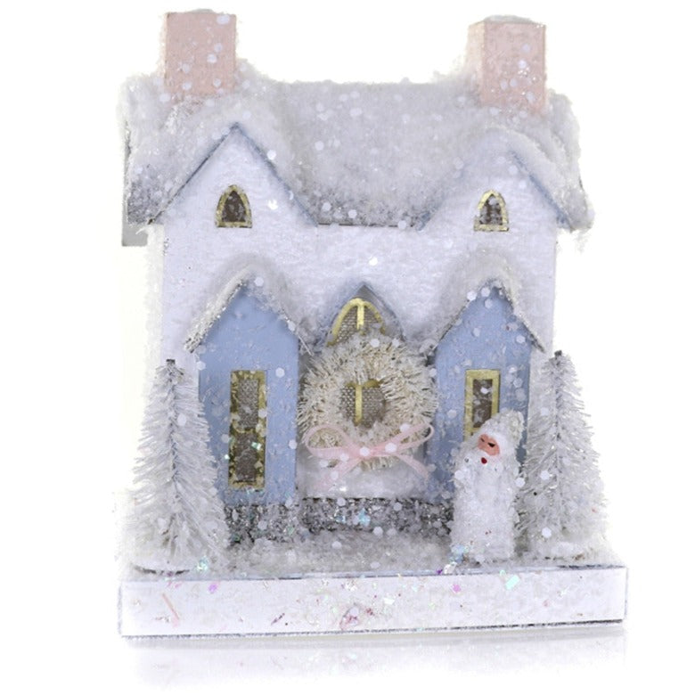 WHITE FRENCH VILLA BY CODY FOSTER Cody Foster Co. Christmas House Bonjour Fete - Party Supplies