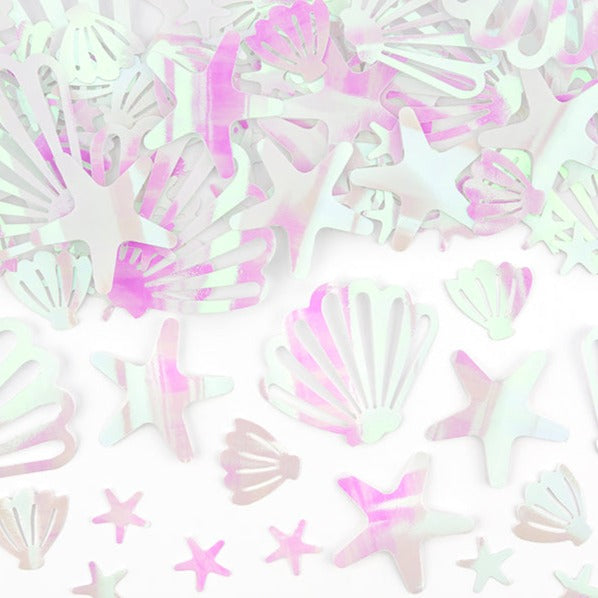 IRIDESCENT SEA SHELL CONFETTI Party Deco Confetti Bonjour Fete - Party Supplies