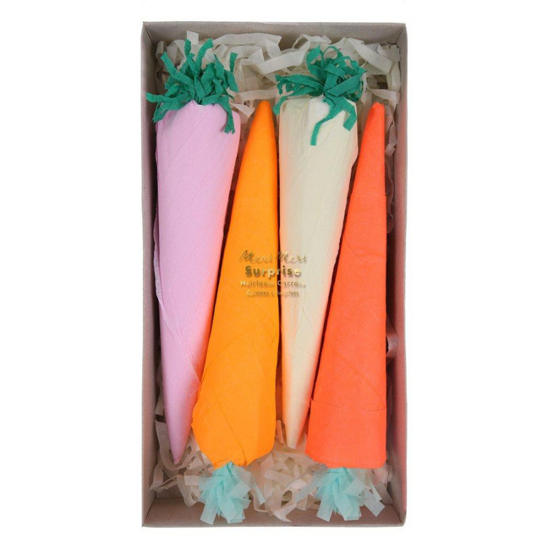 SURPRISE CARROTS BY MERI MERI Meri Meri Small Toy Favor Bonjour Fete - Party Supplies