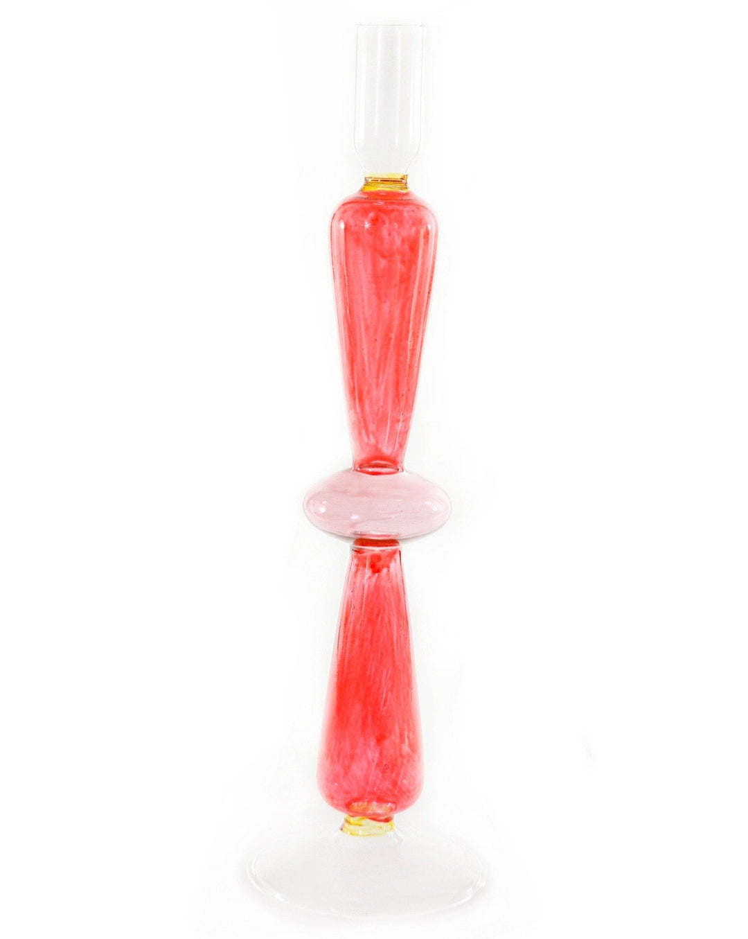 RED COLORBLOCK CANDLESTICK Cody Foster Co. Home Candles Bonjour Fete - Party Supplies