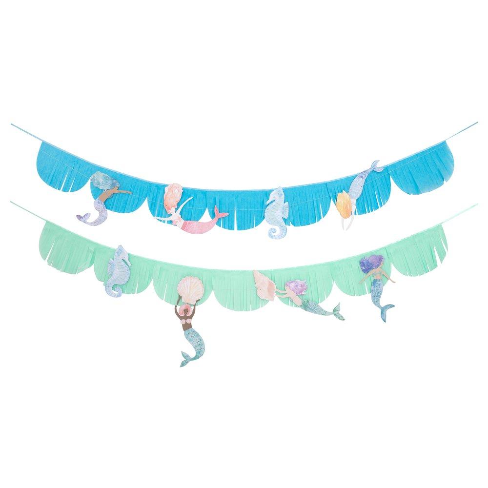 MERMAID FRINGE GARLAND Meri Meri Garlands & Banners Bonjour Fete - Party Supplies